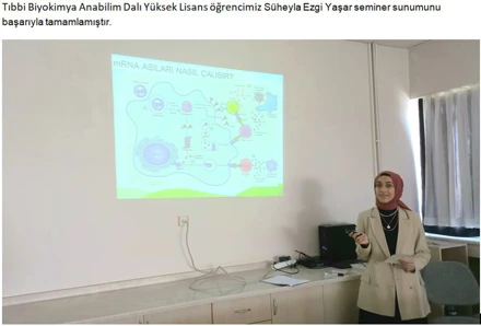 Tıp Fakültesi Tıbbi Biyokimya Anabilim Dalı